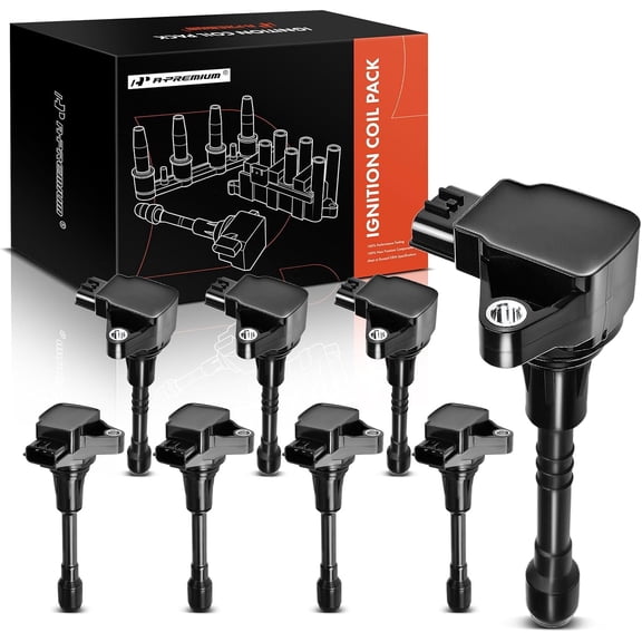 A-Premium Engine Ignition Coils Compatible with Dodge Dakota Ram 1500 Jeep Commander Grand Cherokee 2008-2010 Chrysler Aspen 2008-2009 4.7L Set of 8