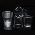 thumbnail image 5 of 50Pcs Clear Plastic Disposable Party Shot Glasses for Birthday Jelly Cups and Wedding Tumblers Reusable Heavy Duty Tasting Cups for Bars and Pubs, 5 of 5