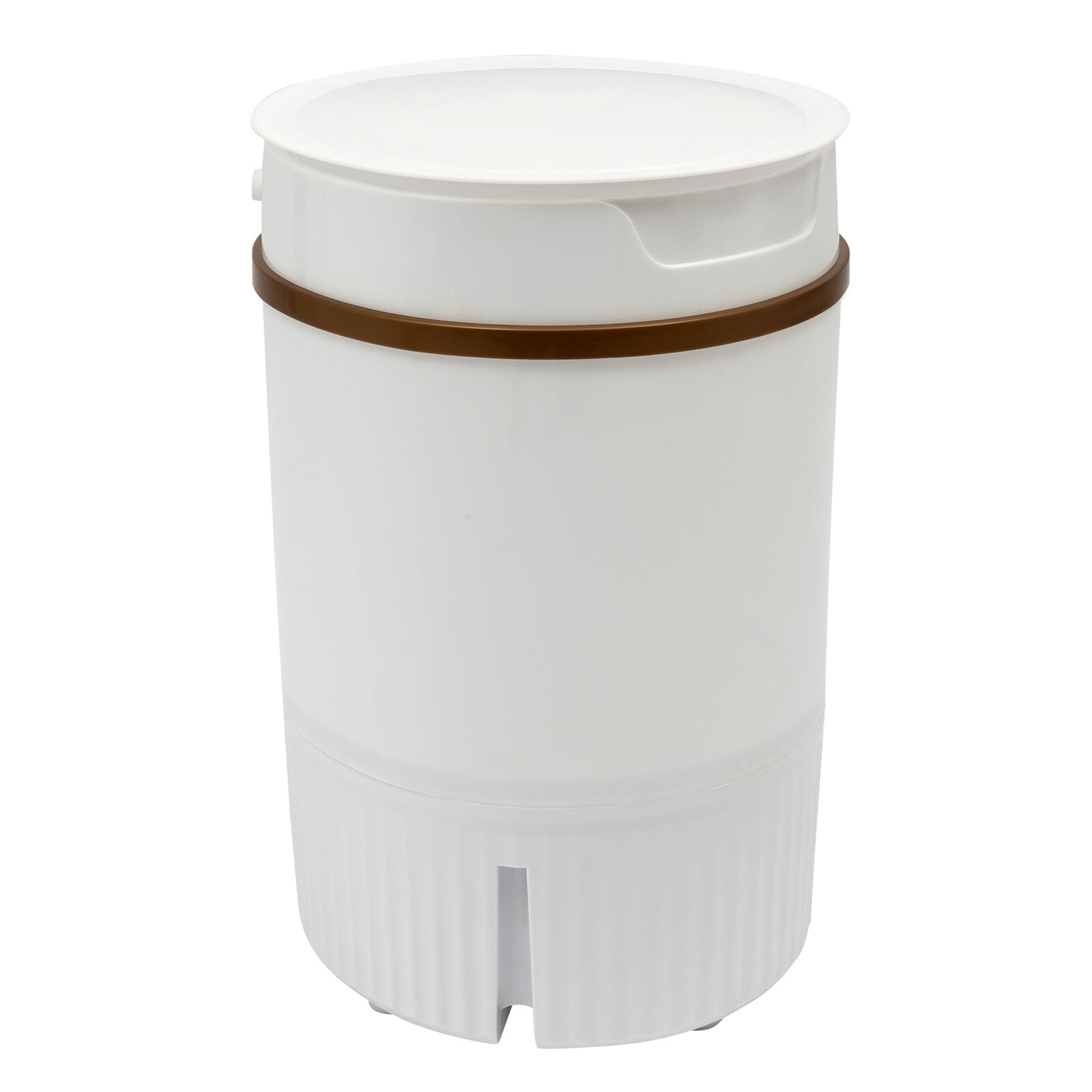 TFCFL Portable Mini Washing Machine Multi-Functional Semi-automatic Clothes Washer with Drainage Basket White