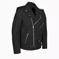 thumbnail image 5 of Leather Jacket Men,Plus Size Tops,Men's Motorcycle Leather Jacket Top with Zipper Plus Size Leather Jacket,Leather Jackets for Men, 5 of 5