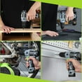 thumbnail image 6 of WORKPRO Cordless Drill Driver Kit, 12V Electric Screwdriver Driver Tool Kit for Women, 3/8" Keyless Chuck, Charger and Storage Bag Included, 6 of 8