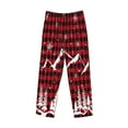 thumbnail image 4 of Balery Men'S Christmas Tree Buffalo Plaid Pants,Sleepwear Pants,Pajama Pants,Pj Bottoms Drawstring And Pockets-Small, 4 of 9