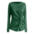 thumbnail image 5 of Shirts for Women Womens Sequin Top Green Long Sleeve Sparkle Shirt Shiny Top Party Tops for Holiday Womens Tops, 5 of 5