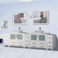 thumbnail image 3 of Vanity Art VA3136-108W 108 in. Double Sink Bathroom Vanity Set, White, 3 of 5