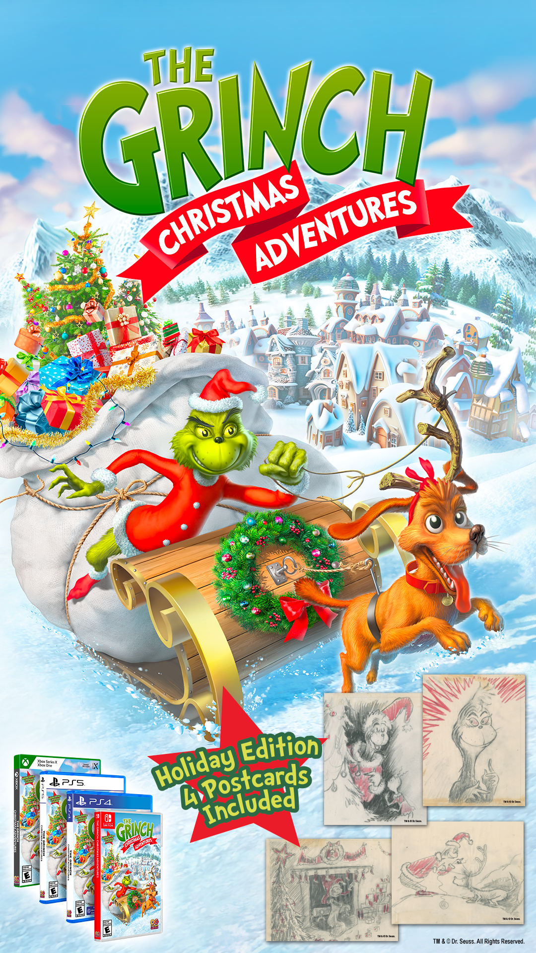 [新品未使用] THE GRINCH CHRISTMAS ADVENTURES The Grinch: Christmas Adventures - Nintendo Switch
