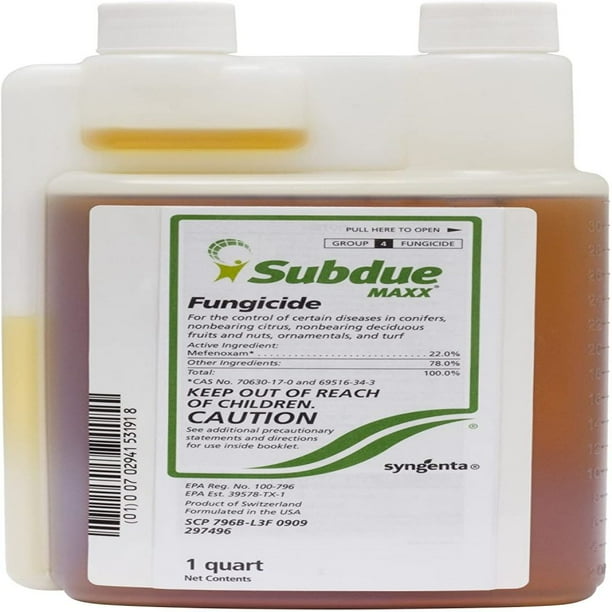 Syngenta Subdue MAXX Fungicide - Quart