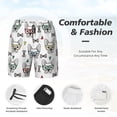 thumbnail image 3 of Fotbe Cute French Bulldog Traje de Baño para Hombre – Shorts de Natación de Secado Rápido con Forro y Bolsillos-Large, 3 of 6