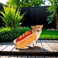 thumbnail image 6 of SharkTRUE Dog Cute Halloween Costumes Hot Dog Shaped Dachshund Apparel Clothes Party Suit Costume Up Sausage N4w0 Adjusta Dressing Pet, 6 of 9