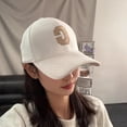 thumbnail image 2 of 2025Gorra de béisbol nueva Ins letra C sombrero mujer Primavera Verano versión coreana Simple moda versátil alfabeto estudiante lengua Capt, 2 of 5