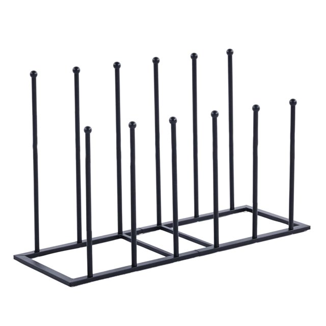 simhoa Boot Rack Winter and Rain Boots Drying Stand for Entryway Hallway Tall Boots black