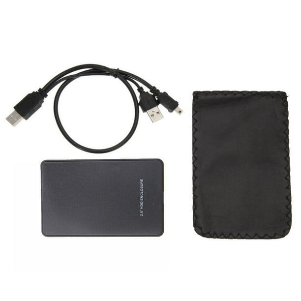 CableVantage 2.5 USB 2.0 SATA HDD HARD DISK DRIVE CASE ENCLOSURE KIT Black