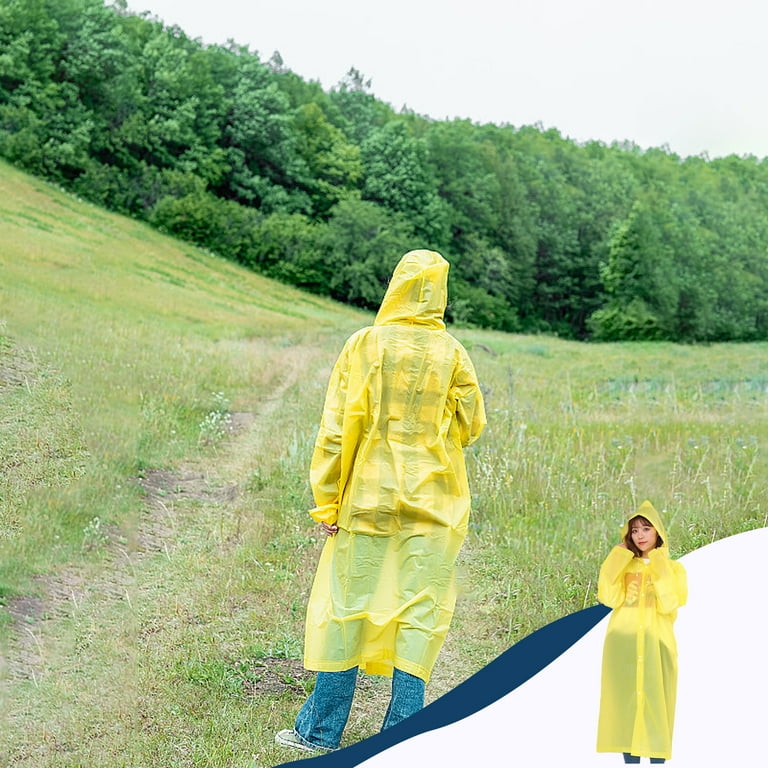 Raincoats For Adults Travel Portable Suitable For Both Men And Women Frosted Raincoat Thickened Universal Model Cycling Outdoor Hiking Rain Poncho Walmart