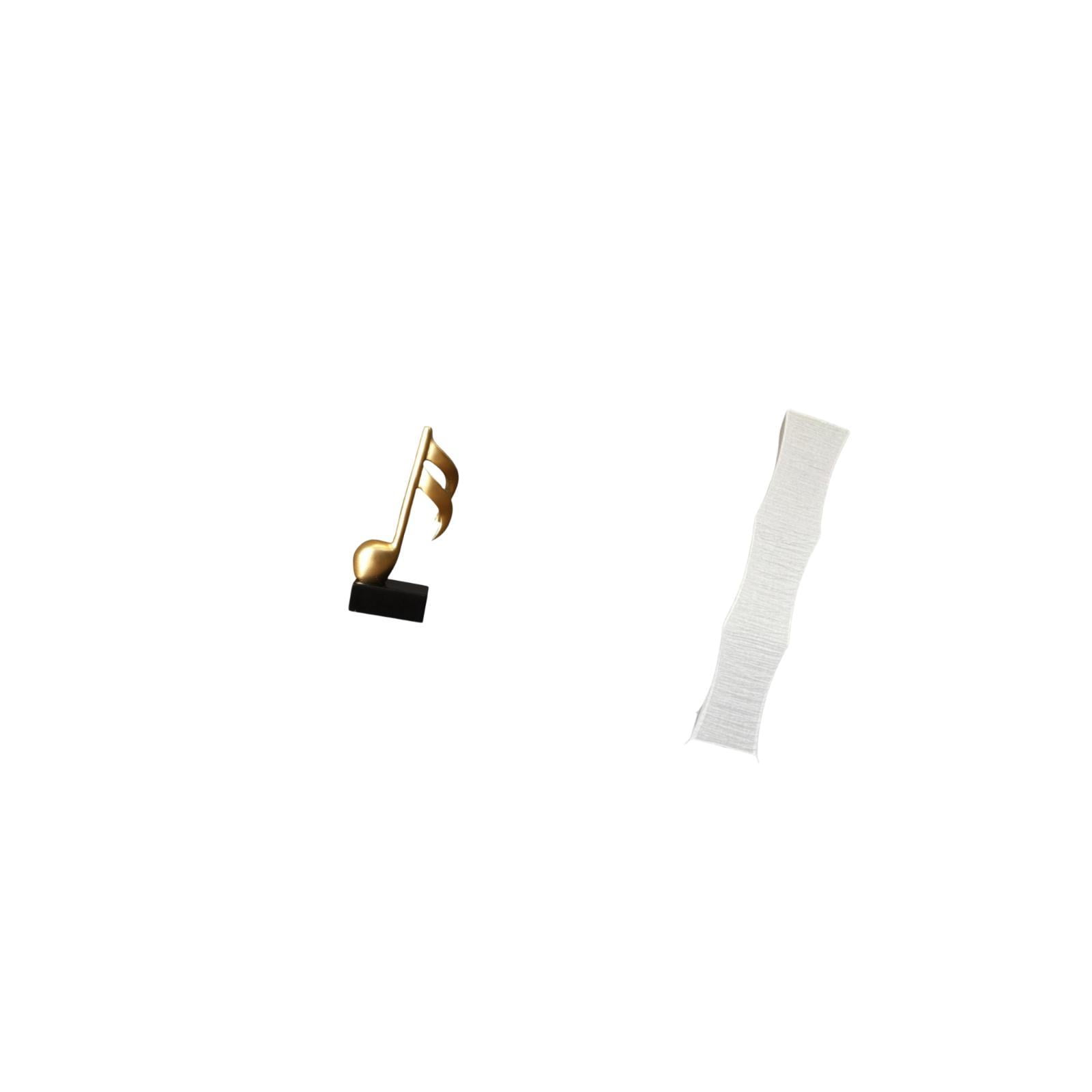 Desktop Figurine Music Note Sculpture Floor Lamp Shade Resin Material for Living Room Office Bedroom Decoration