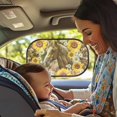 thumbnail image 2 of Yuyamidu Horse Windows Shades for Car Baby Sunflower Car Window Sun Shades Daisy Auto Rear Sunshade for Side Window for Most Vehicles Cling Car Sun Shade for Windows, 2 of 7