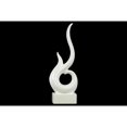 thumbnail image 1 of Swirl Abstract Ceramic Sculpture Mounted On Base, Medium, White, 1 of 1