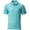Turquoise, variant on Men's Happy Hour Print Golf Polo Shirt for Golfing Turquoise M