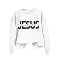 thumbnail image 5 of HAYIMI Women Letter Printed Sweatshirt Long Sleeve Shirts Pullover Fall Clothes Oversized Stylish Tops Daily Wear, 5 of 5