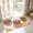 🌺Orange_Base#532, variant on Bathroom Rug Non Slip Absorbent Floor Mat for Shower Room and Entrance with Quick Dry Floral Design