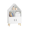 thumbnail image 2 of SoBuy KMB58-W Bibliothèque pour Enfants Étagère de Rangement pour Jouets, 2 of 8
