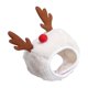 thumbnail image 3 of Precioso gorro navideño para perro, suave y cálido, para invierno, para decoración de mascotas Blanco L, 3 of 9