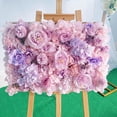 thumbnail image 2 of Hortensia Artificial de 40x60cm, flor de peonía, Fondo de arco de boda, decoración de pared, diseño colgante para balcón y hogar, 2 of 4
