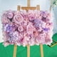 thumbnail image 2 of Hortensia Artificial de 40x60cm, flor de peonía, Fondo de arco de boda, decoración de pared, diseño colgante para balcón y hogar, 2 of 4