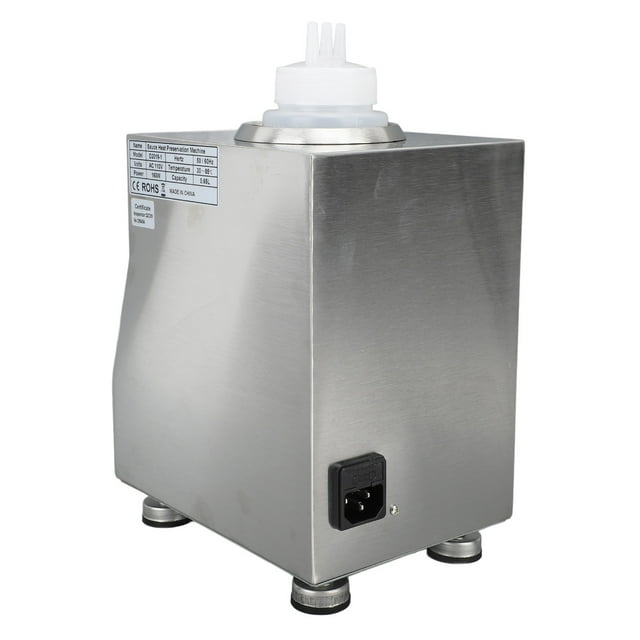 Electric Cheese Sauce Warmer, Electric , 650ml Commercial Chocolate Cheese Dispenser Warmer, 86-185℉ Temp Adjustable, Hot Fudge Warmer, Jam Heat Preservation Machine