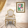 thumbnail image 3 of Mingo, Jessica 25x32 Gold Ornate Wood Framed with Double Matting Museum Art Print Titled - Thistles, 3 of 4
