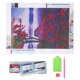thumbnail image 5 of Artesanía De Bordado De Diamantes, Hermoso Kit De Pintura De Diamantes De 11,8x15,8 Pulgadas Hecho A Mano, Sala De Estar Para Dormitorio ANGGREK BI3115, 5 of 8