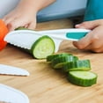 thumbnail image 2 of GoXteam 13 Pieces - Kid Kitchen Knife Tools, Toddler Safe Knives Set, Kids Real Cooking Set with Plastic Wooden Knives, Cutting Boards, Sandwich Cutters, 2 of 7