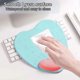 thumbnail image 3 of Mouse pad with wrist rest, ergonomic mouse pad with support, gel wrist rest and anti-slip PU base for desktop gaming office computer home (cyan), 3 of 4