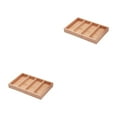 thumbnail image 4 of kurtrusly Wood Made Storage Box Large Capacity And Wide Display Space Glasses Box Organizer Glasses Display Tray 4 Slots 2Set, 4 of 6