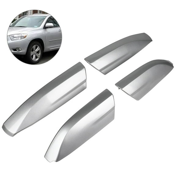 SCITOO fit for Toyota Highlander 2.7L 2009-2013,for Toyota Highlander 3.3L 2008-2010,for Toyota Highlander 3.5L 2008-2013 4X Roof Rack Bar Rail End Cover Shell Replacement