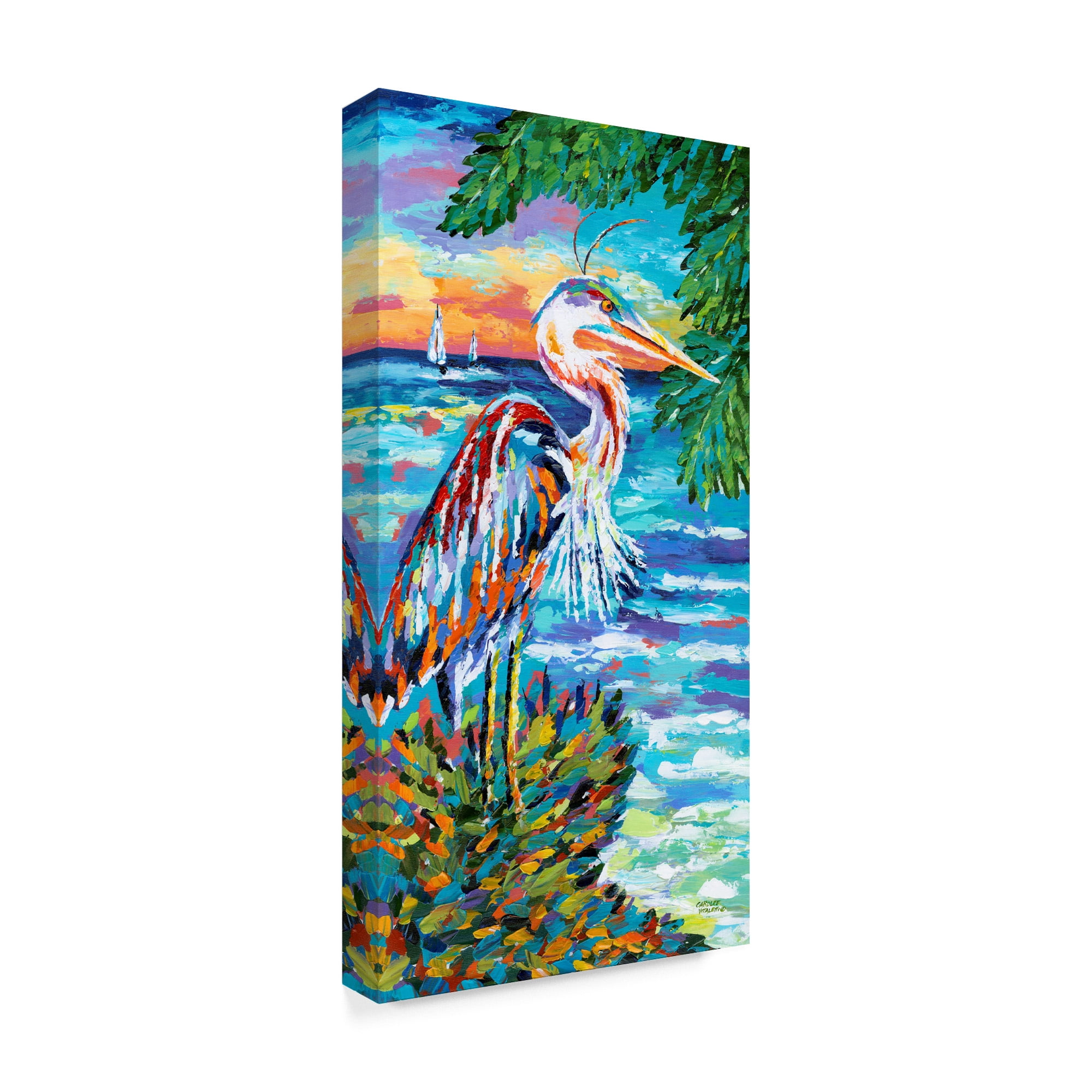 Trademark Fine Art 'Beach Comber I' Canvas Art by Carolee Vitaletti