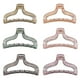 thumbnail image 1 of Pinzas para el pelo con forma de garra, transparentes, de color caramelo,juego de pinzas para el pelo, pasador grueso, accesorios para el cabello para mujeres y niñas (caramelo transparente), 1 of 5