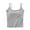 Gray, variant on Kaemgyyd Womens Camisoles Tops with Built in Padded Bra Soft Basic Breathable Tank Shirt Ribbed Sleeveless Undershirt Sleepwear