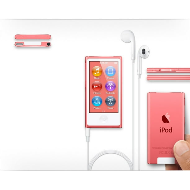 Open Box Apple 7th Generation 16GB iPod Nano Pink w Apple Open Box Apple 7th Generation 16GB iPod Nano Pink w Apple