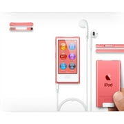 Open Box Apple 7th Generation 16GB iPod Nano Pink w Apple Retail Box +