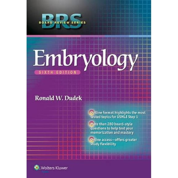 Pre-Owned BRS Embryology (Board Review Series) Paperback
