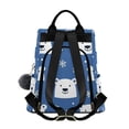 thumbnail image 2 of FORMRS Women's Travel Backpack Purse Anti-Theft Hidden Pockets Casual Shoulder Bag, White Polar Bear, 2 of 7