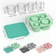 thumbnail image 5 of Wosthever Moldes de hielo del silicón de la categoría alimenticia para el lanzamiento fácil de la taza de las bandejas del cubo de los Barra de herramientas gris, 5 of 6