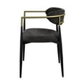 thumbnail image 4 of ACME Jaramillo Wood & Fabric Upholstered Side Chair in Black (Set of 2), 4 of 5