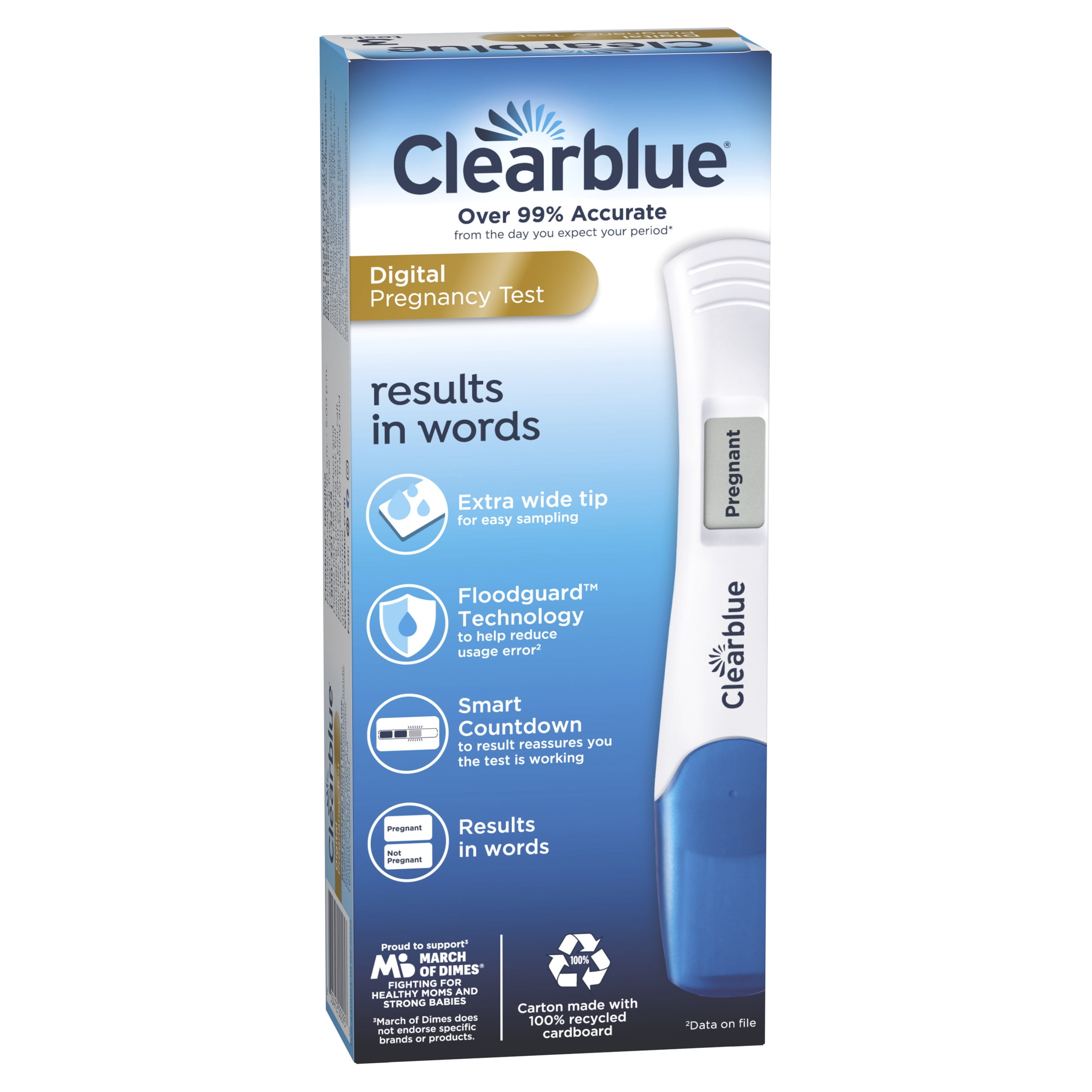 Clearblue Digital Pregnancy Test With Smart Countdown, Count lupon.gov.ph