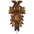 thumbnail image 1 of Cuckoo Clock Eagle, Bird, Nest, Fern Leaves, 1 of 4