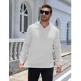 thumbnail image 5 of COOFANDY Men's Lightweight Pullover Hoodie Long Sleeve Sweatshirt Comfort Travel Hoodie, Mens Hoodies with Pocket, 5 of 9