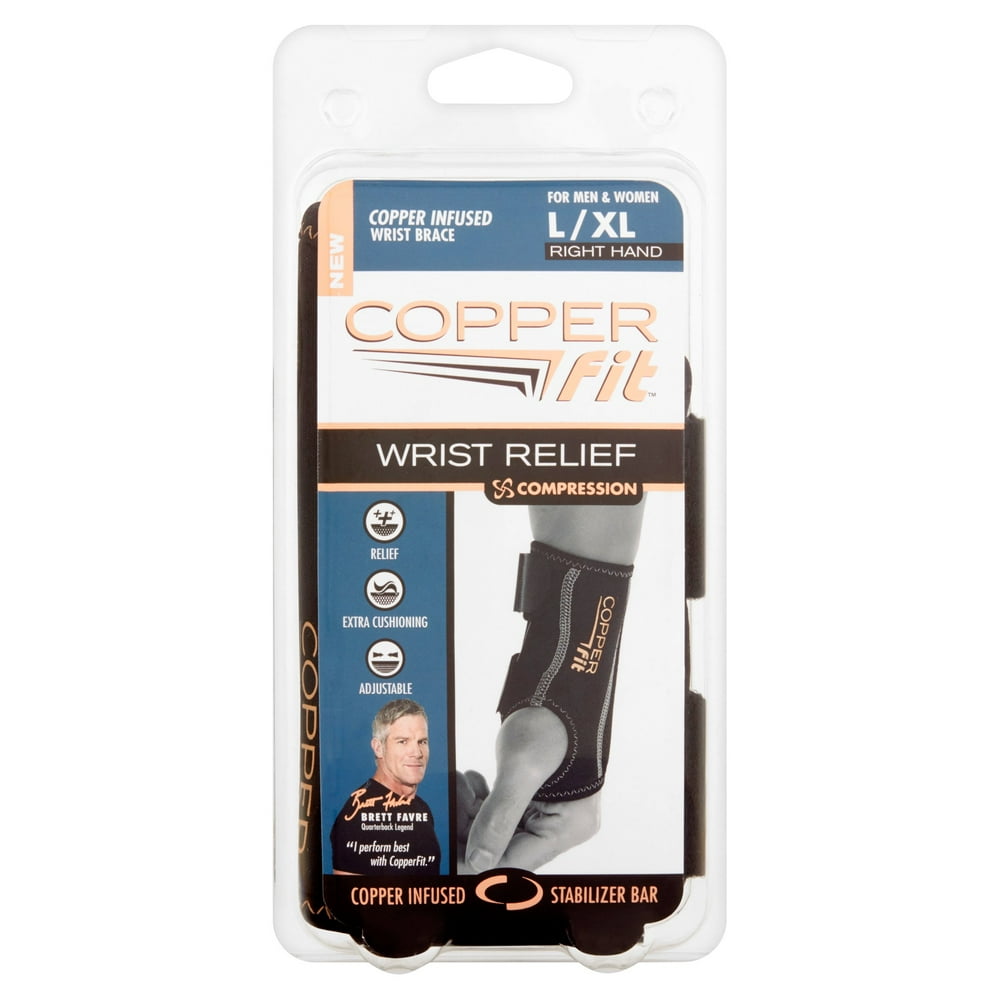 Copper Fit Compression Wrist Relief, L/XL