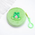 thumbnail image 1 of Lindo monedero de peluche de dibujos animados, monedero con cremallera para niños, bolso para llaves, mini bolso portátil para auriculares, 1 of 6