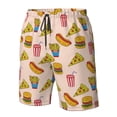 thumbnail image 4 of Fotbe Hamburger Pizza Trajes de Baño Estampados para Hombre, Shorts de Verano de Secado Rápido, Ropa de Playa, Bañadores-X-Large, 4 of 6