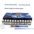 thumbnail image 5 of STONCEL Glass Dip Pen Set, 18-Pieces Calligraphy Pens Set - 14 Color Inks, Pen Holder, Cleaning Cup, 2 Crystal Glass Pens for Art, Writing, Drawing, Signatures, Gift for Artist, 5 of 8