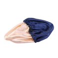 thumbnail image 3 of Shower Cap, Satin Lined Shower Cap, Extra Large Shower Cap for Women, Reusable Waterproof, Navy Blue, 3 of 4